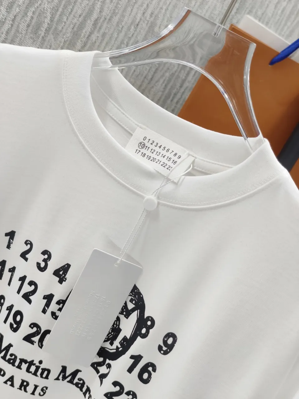 P80🌈🌈 MM 6/ New Arrival logo -【 32 】 - 320G 🔥 Logo ， - ：Black White - Size：S M L XL XXL - : ，os ， Same Style， Quality - Same Style